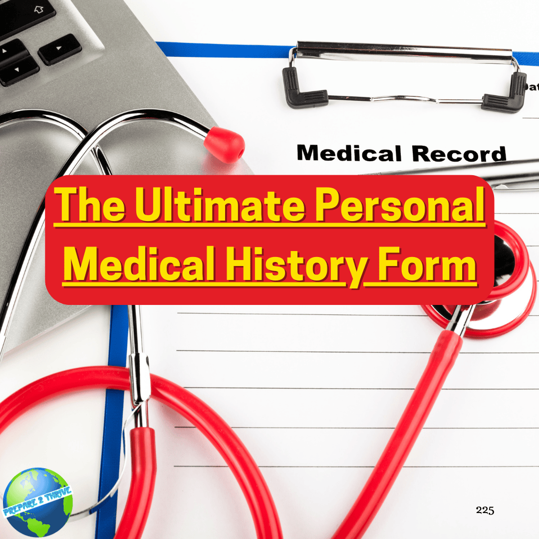 The Ultimate Personal Medical History Form