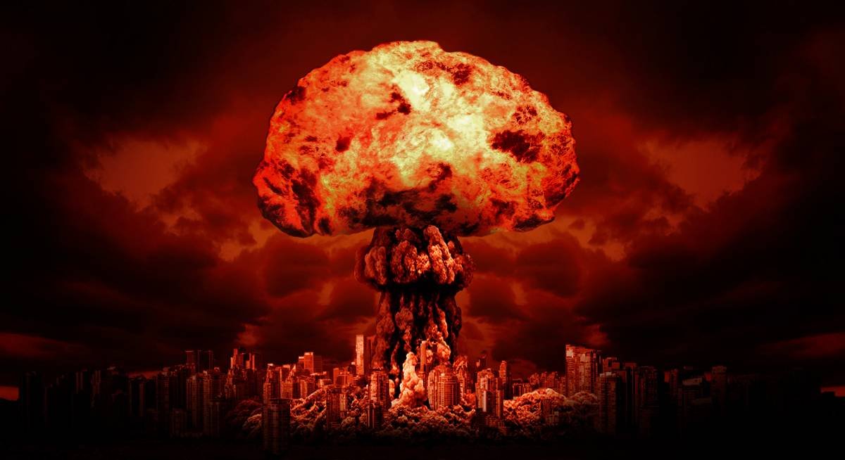 A nuclear bomb goes off in a city